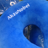 Gối chữ U bông gòn, Gối chữ U xe hơi màu xanh AKZONOBEL 