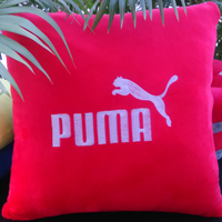 Gối tựa lưng, Gối lót lưng, gối kê lưng màu đỏ thêu logo PUMA